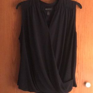 INC navy crossover blouse. Size 3x